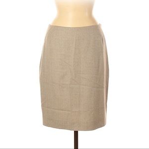 AKRIS Beige Tan Skirt Sz 8